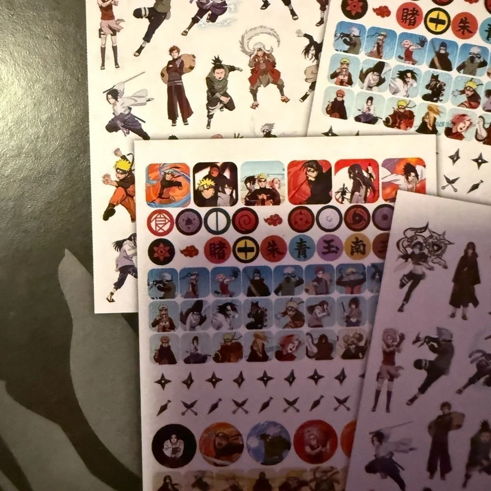 Naruto Shippuden poster and sticker books set